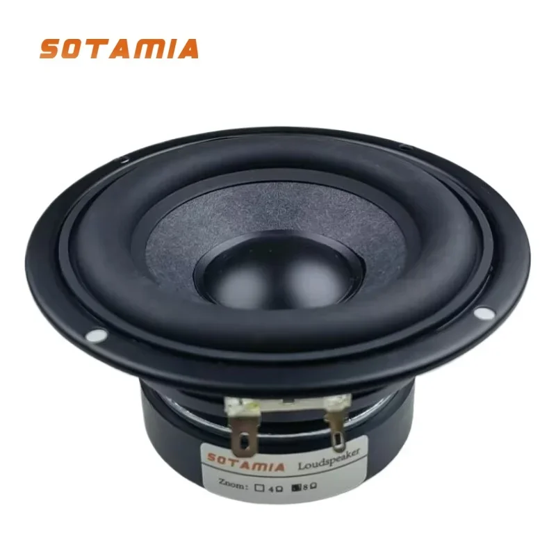 SOTAMIA 1 Pz 30 W 4.5 Pollici Woofer Altoparlante di Alimentazione Hifi Audio Bass Altoparlante Subwoofer FAI DA TE Scaffale Musica A Casa Altoparlante Bluetooth