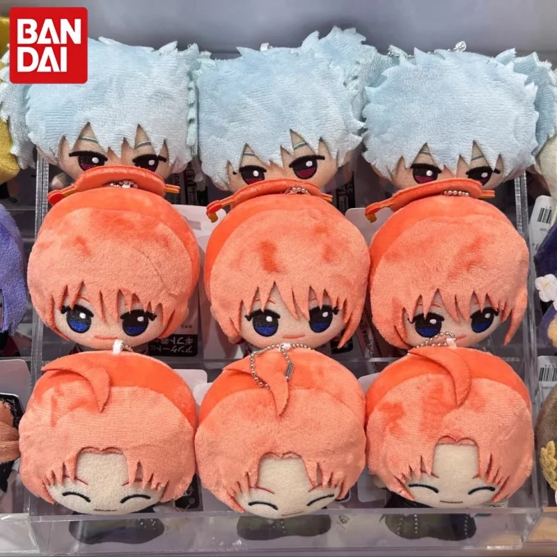Bandai Banpresto  Gintama New Theatrical Version Authentic Mini Plush Doll Keychain Pendant For Anime Fans Bag Decoration