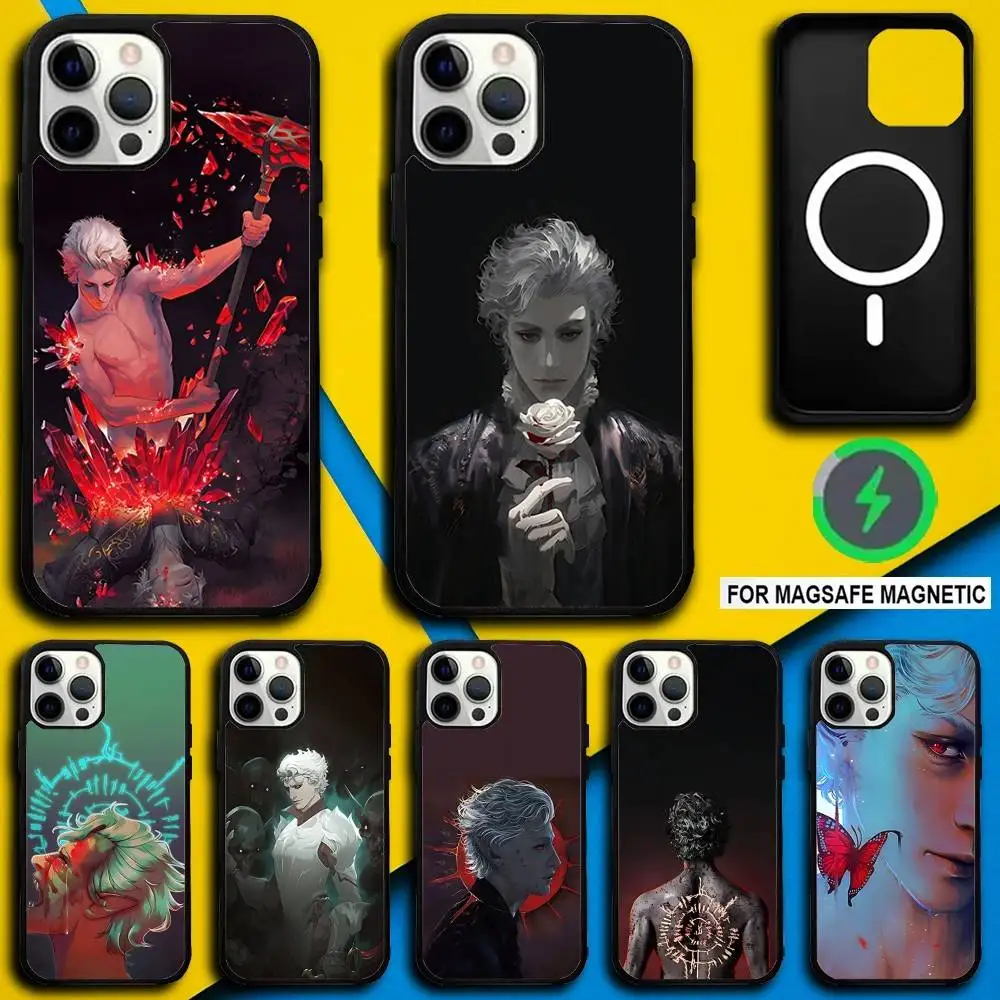 

Astarion B-BaldursS Game Phone Case For iPhone 16,15,14,13,12,11,Pro,Max,Plus,Mini,SE4,E Magnetic Magsafe Wireless Charging