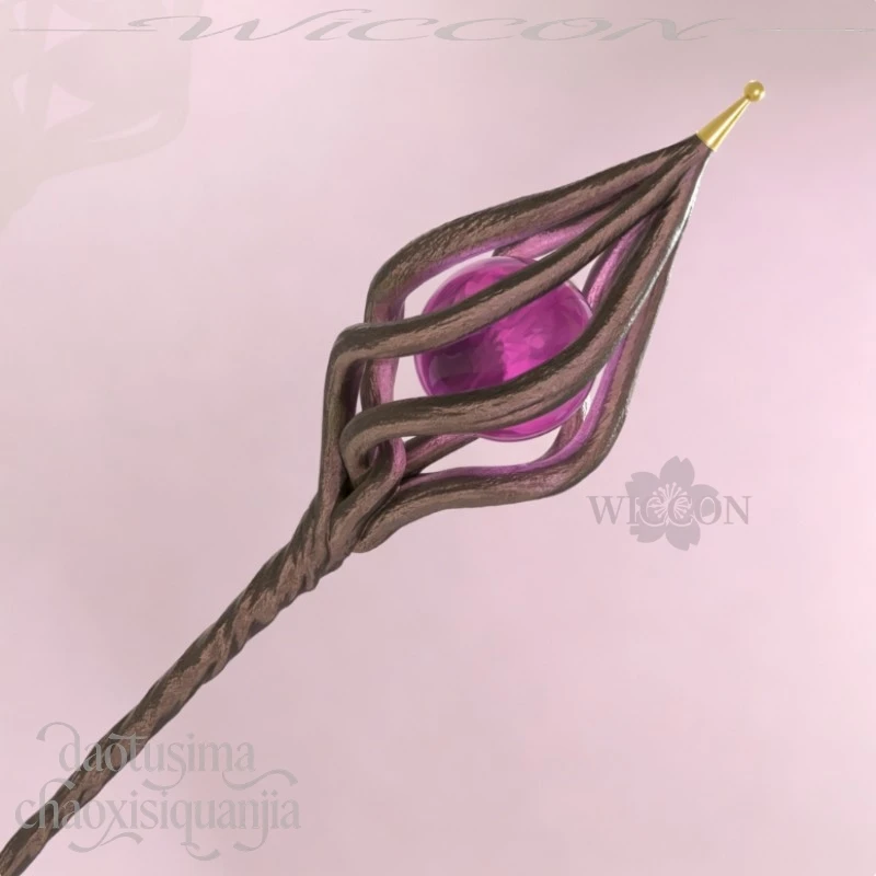 Ininia Staff Kawaii Magic Staff 3D Polylactic Acid Props Accesorios 코스프레 Halloween Navidad Cosplay Anime Witch Hat Atelier