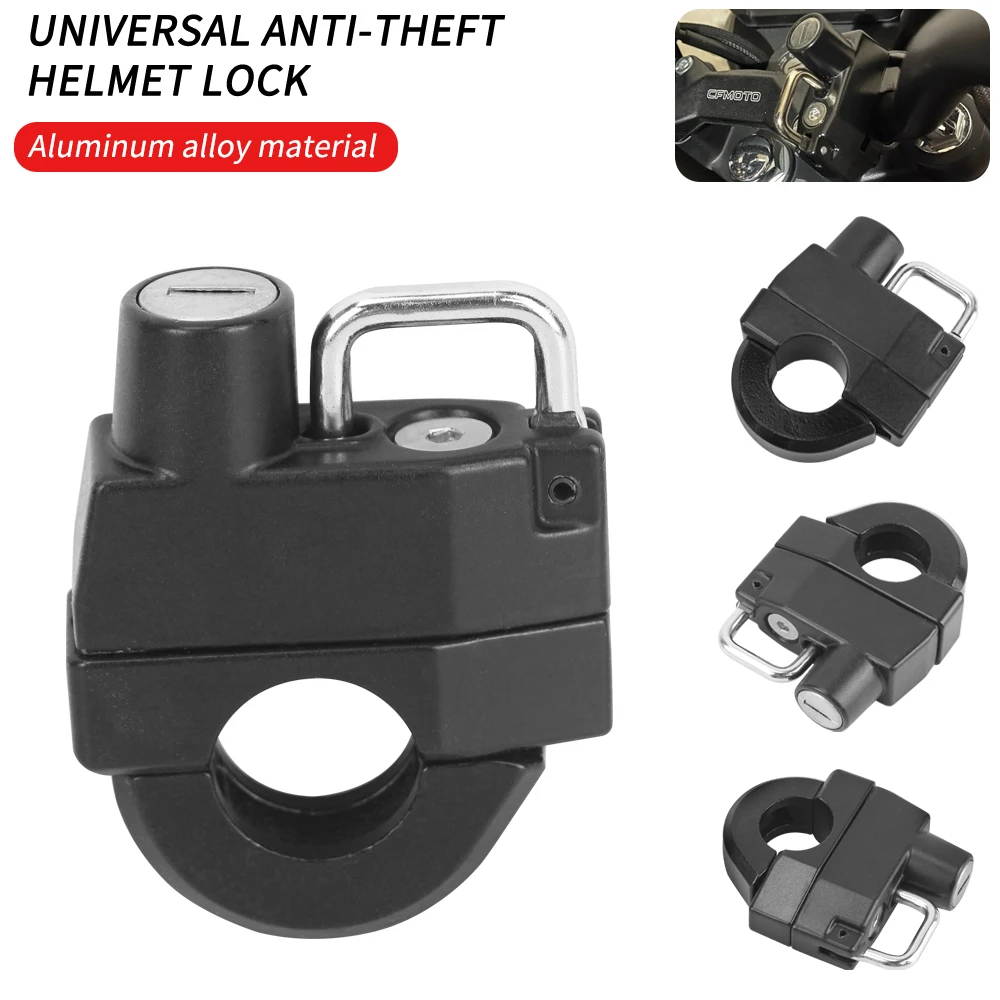 Motorcycles Helmet Lock Anti-theft Helmet Lock Handlebar Mount Motorcycle Electric Motorbike Security Lock Accessories
