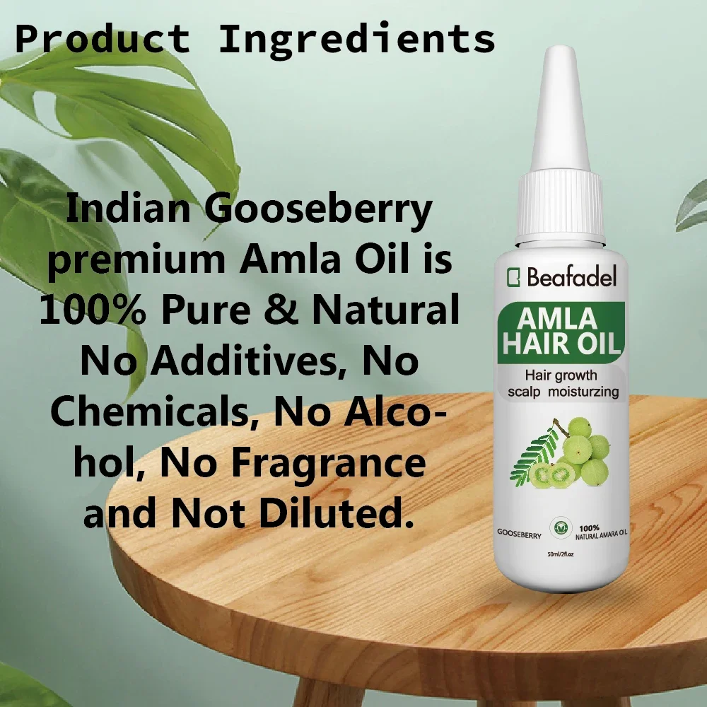 Ayurvedic Original India Adivasi Amla Hair Oil  Anti Hair Loss Scalp Treatment Damaged Hair Repair Growing 50ml view 3