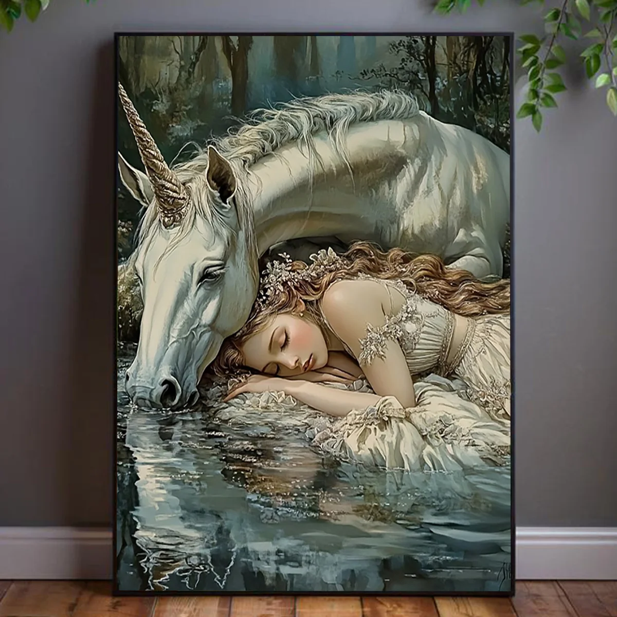 500/1000 Pieces Jigsaw Puzzle Unicorn and Princess Jigsaw Puzzle Educational Toy for Kids Children 's Games Christmas Gift