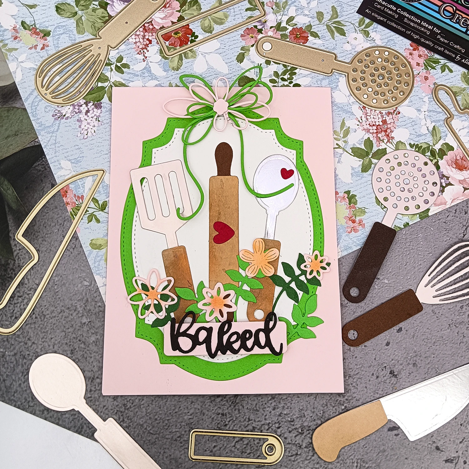 Metall-Stanzform für Geschenkpapier, Bastelarbeiten, Handgemachte Karten, DIY Grußkarten, Scrapbooking und Alben