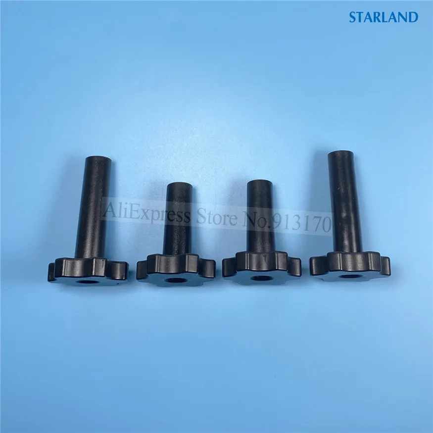 2 Long + 2 Short Clamping Nuts New Parts Flower Form Knob Screw Nuts Accessories Of Ice Cream Makers Soft Serve Machines