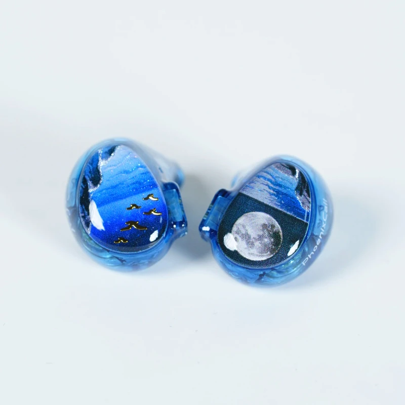 NEW Celest PhoenixCall 2.0 Hybrid IEM Earphones,2DD+2BA+2FPD Handmade In Ear Monitor,Detachable Cable 3.5/4.4 Plug HiFi Music