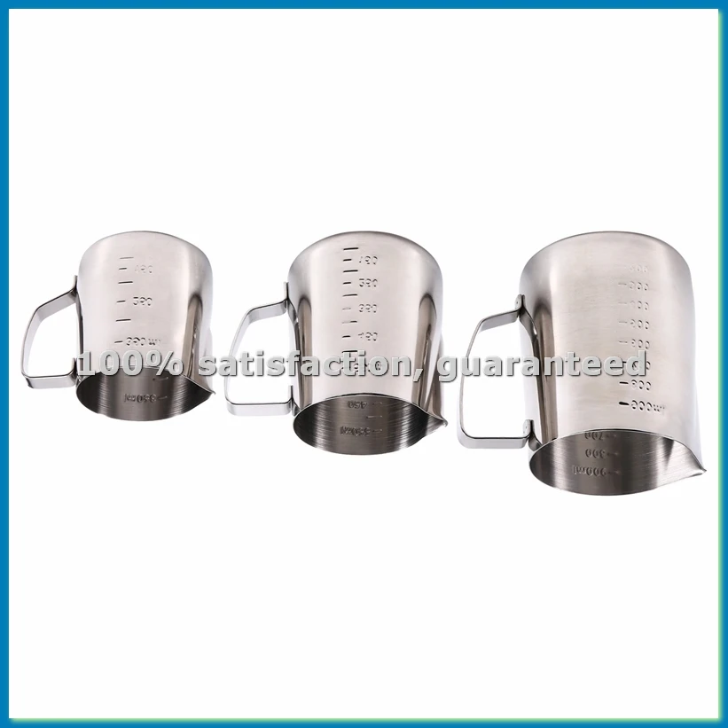 

Молочник для вспенивания молока, металлическая емкость для кофе латте, мерный стакан, кружка для кофе латте, кофейные принадлежности - A69M