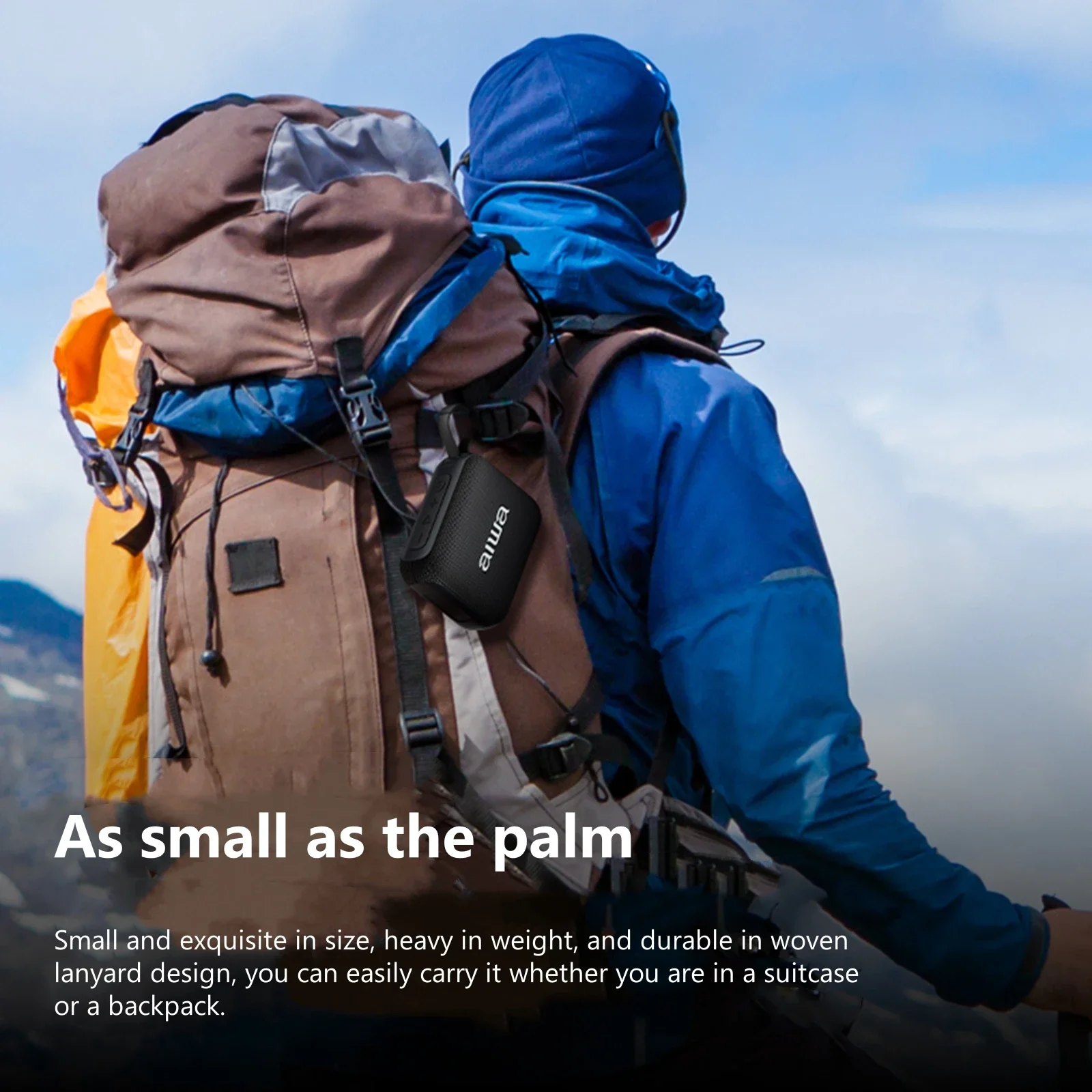 AH-17 مضخم صوت بلوتوث 5.4 مكبرات صوت IPX4 مقاوم للماء HiFi الصوت مكبرات الصوت اللاسلكية لطيف مكبر صوت صغير محمول للمسرح المنزلي