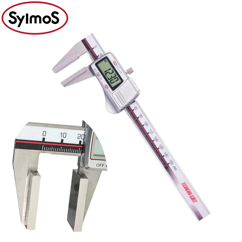 Digital Calipers with large measuring faces,range 0-150/200/300mm,measure wire ropes and soft materials