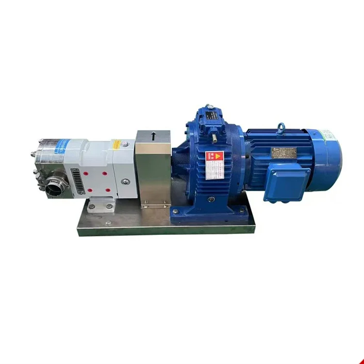 

Food Grade Sanitary Stainless Steel Honey Chocolate Shampoo High Viscosity Rotary Lobe Pump