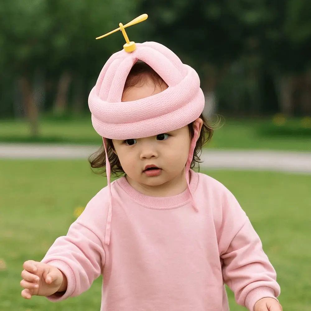 

Soft Comfortable Baby Safety Helmet Adjustable Design Cotton Pillow Toddler Protective Hat Breathable Material