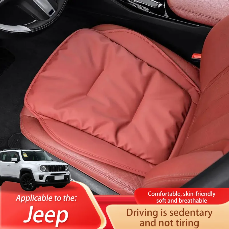 Car Seat Cover Leather Four Seasons Front Seat Protector Cushion Auto Chair Protect Covers For jeep Renegade