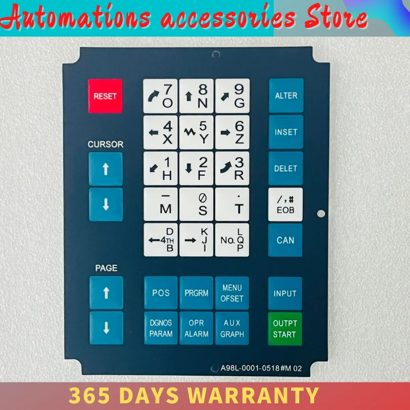 Nova película protetora para A98L-0001-0518 # Teclado T A98L-0001-0518 # Película protetora do painel de botões M02