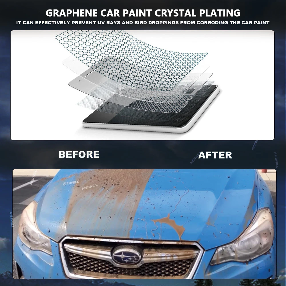 Graphene Ceramic Car Coating Kit 9h Car Products Detailing Protection Motorcycle Automotive Paint Care Articles For Cars