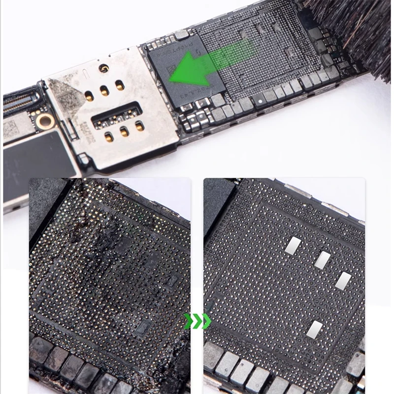 Saytl 100ml bleifreie Leiterplatte Reinigungs flüssigkeit Reinigungs bürste für Handy-Laptops Motherboard Reinigung Löt mittel Flussmittel saubere