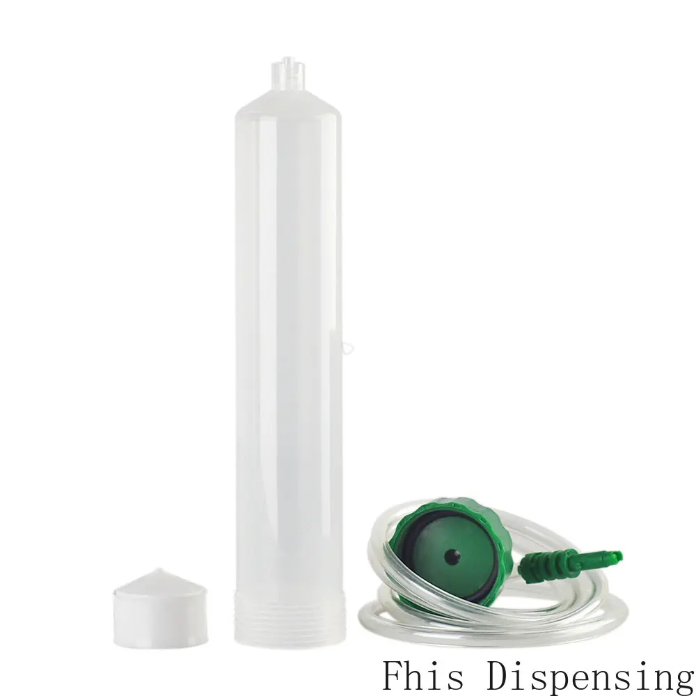 100cc/200cc/300cc Clear Air Syringe with Adaptor Assembly Luer Lock Tip Dispenser Barrel