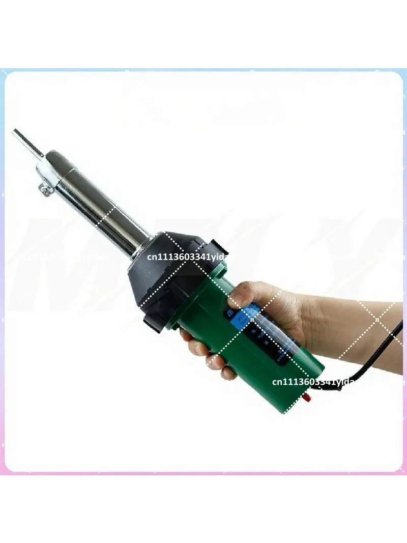 1080W 220V PVC Floor Repair Plastic Hot Air Welding Gun Torch Nozzle Roller Welding Machine Heat Gun Kit Welder Bumper