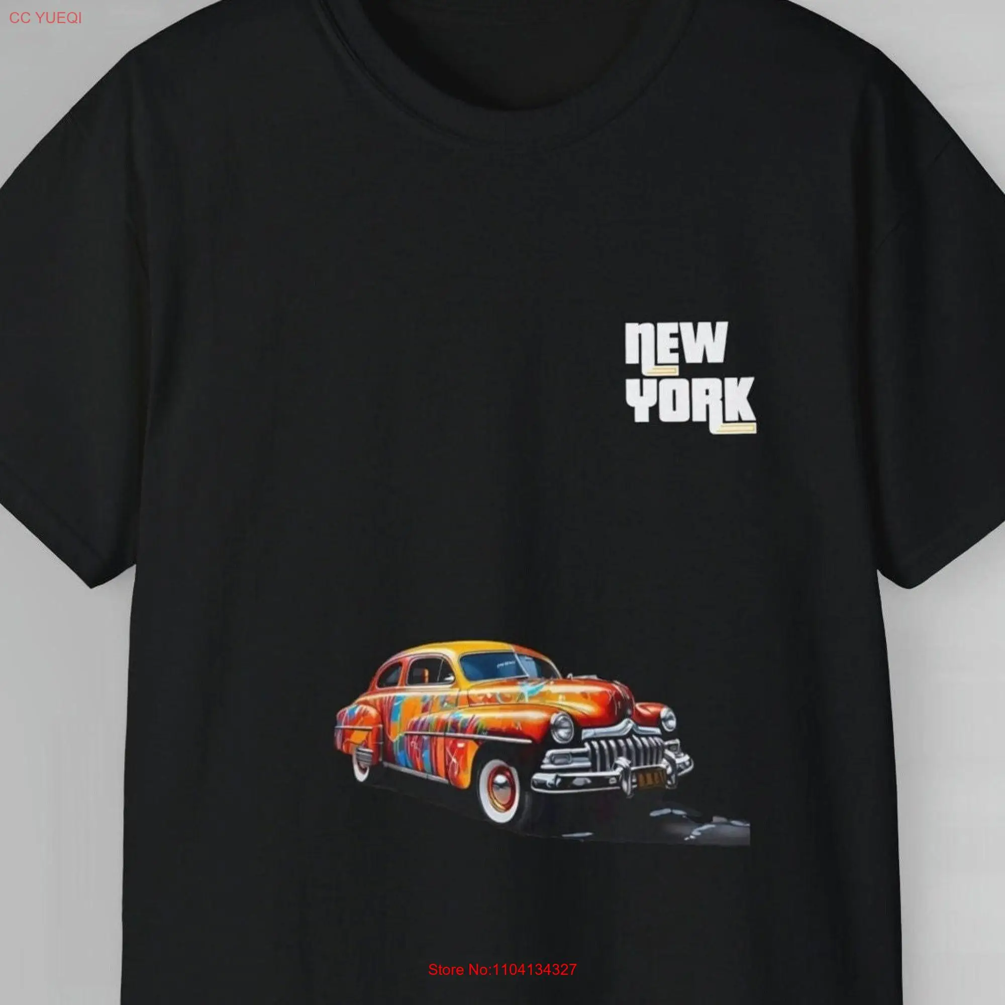 new york taxi t shirt city casual automobile for boys unisex style long or short sleeves