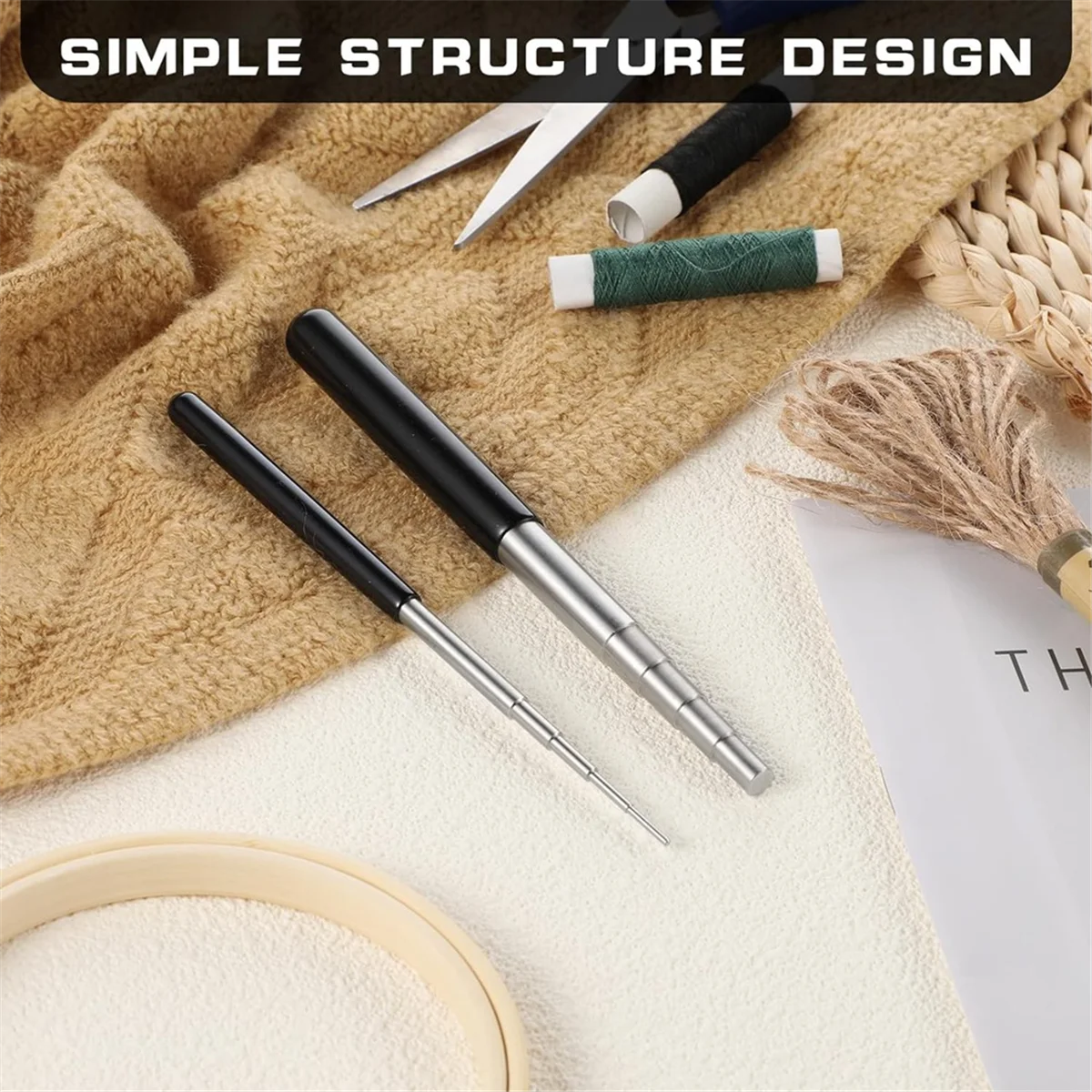 Abjs 2 pacotes de ferramentas de embrulho de fio para fazer joias, haste de enrolamento de fio de 1.5mm-10mm, ferramenta de fio de cobre torcido para redondo