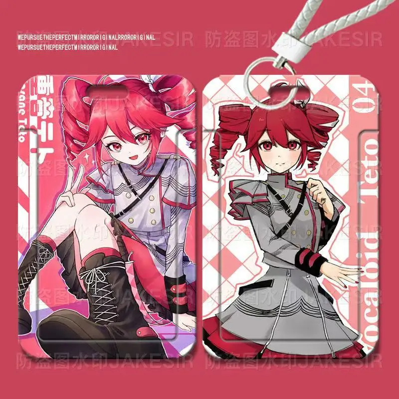 

Аниме Kasane Teto, студенческая идентификационная карта, автобус, метро, наконечник, защитный чехол, держатель для карточек еды, подвеска в торговом центре, подарок на день рождения