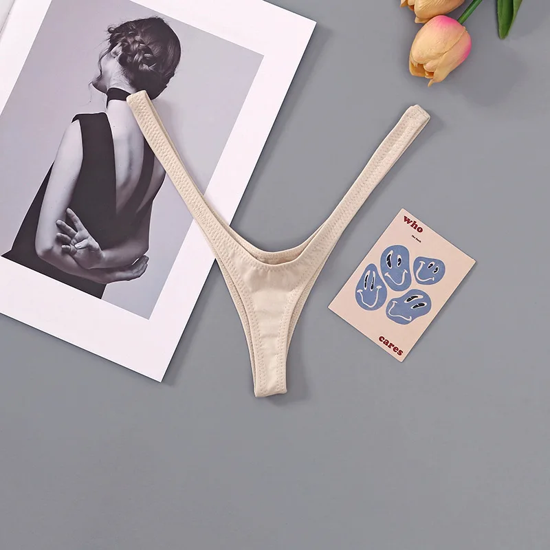 

Женские стринги с глубоким V-образным вырезом на спине, дышащие сексуальные горячие тонкие ремешки, спортивное хлопковое белье, Tpants, секретная одежда, однотонное нижнее белье