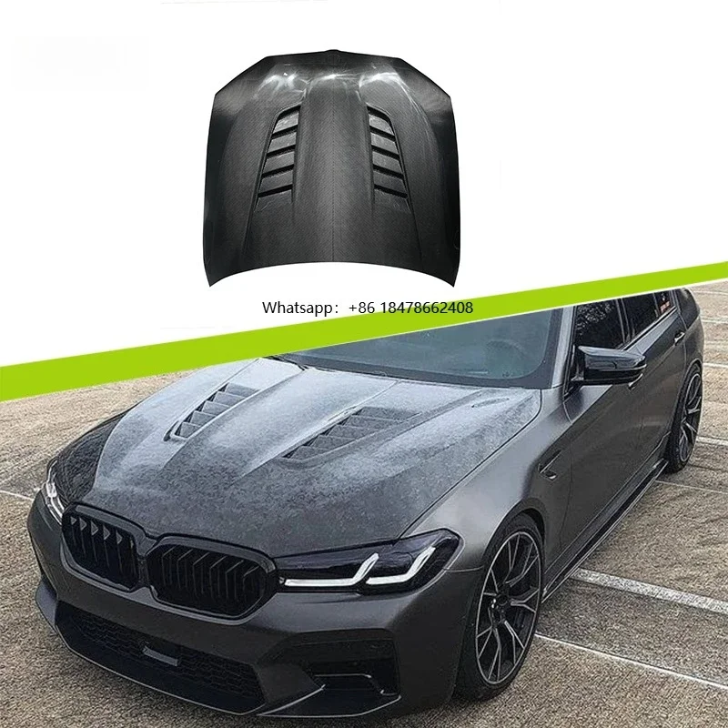 Hood for M5 F90 2017+ Carbon Fiber Topcar Style Engine Bonnet Front Hood