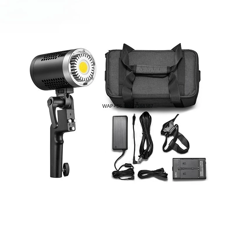 ML60Bi ML60 Bi 60W Bi-Color LED Light Silent Mode Portable Brightness Adjustment Support Li-ion Outdoor LED Light