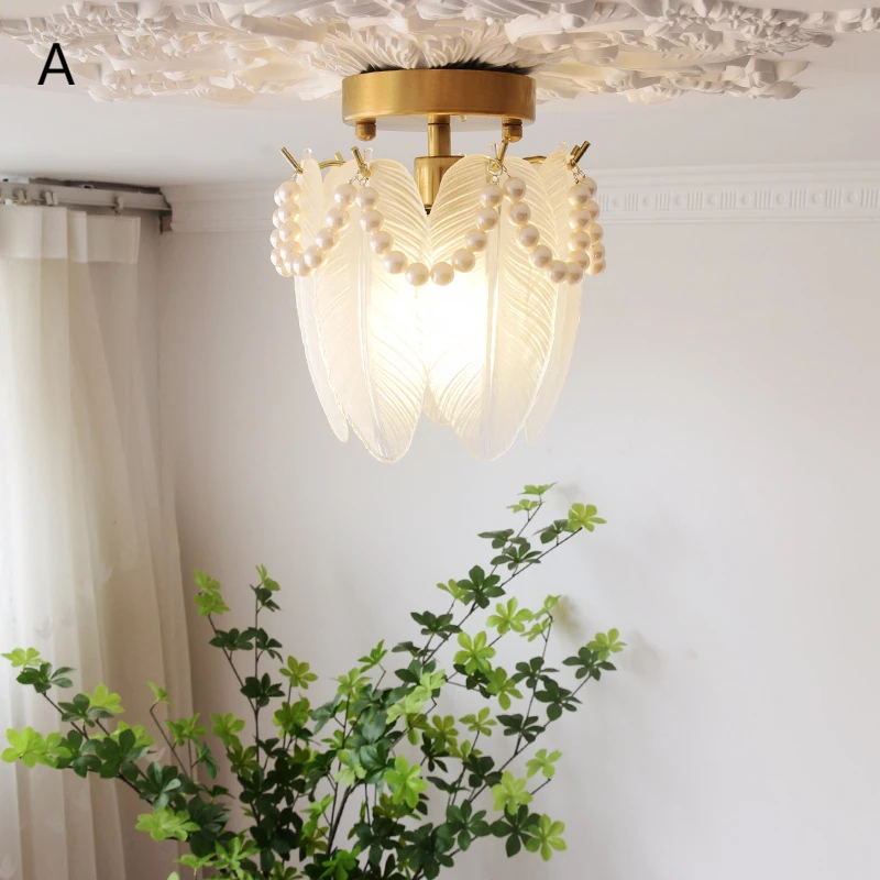 Crystal Corridor Corridor Light Balcony Entrance Porch Light  Luxury Net Red Creative New Modern Simple Small Ceiling Light