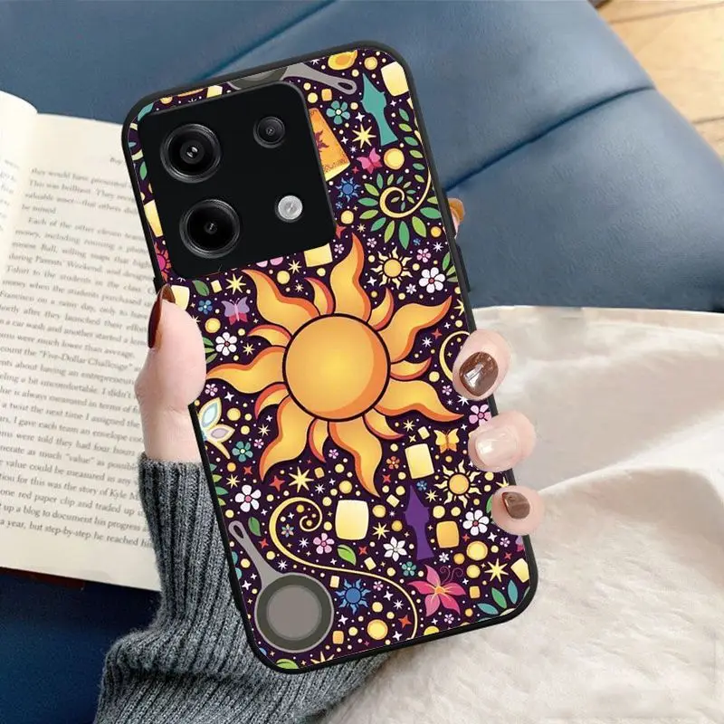 Tangled princess moon sun Phone Cover For Xiaomi Redmi Note13pro note12pro 11pro note10pro 9pro 8pro 9s 9T 8T K40 12C 10C Case