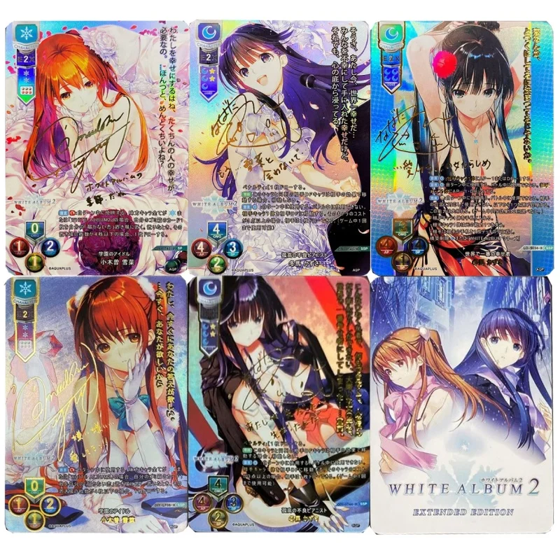 

Набор из 5 шт. (серия WHITE ALBUM2) DIY складные флеш-карты Lycee с персонажами Огисо Сэцуна и Тоума Казуса, коллекционные аниме-карточки, игрушка-подарок