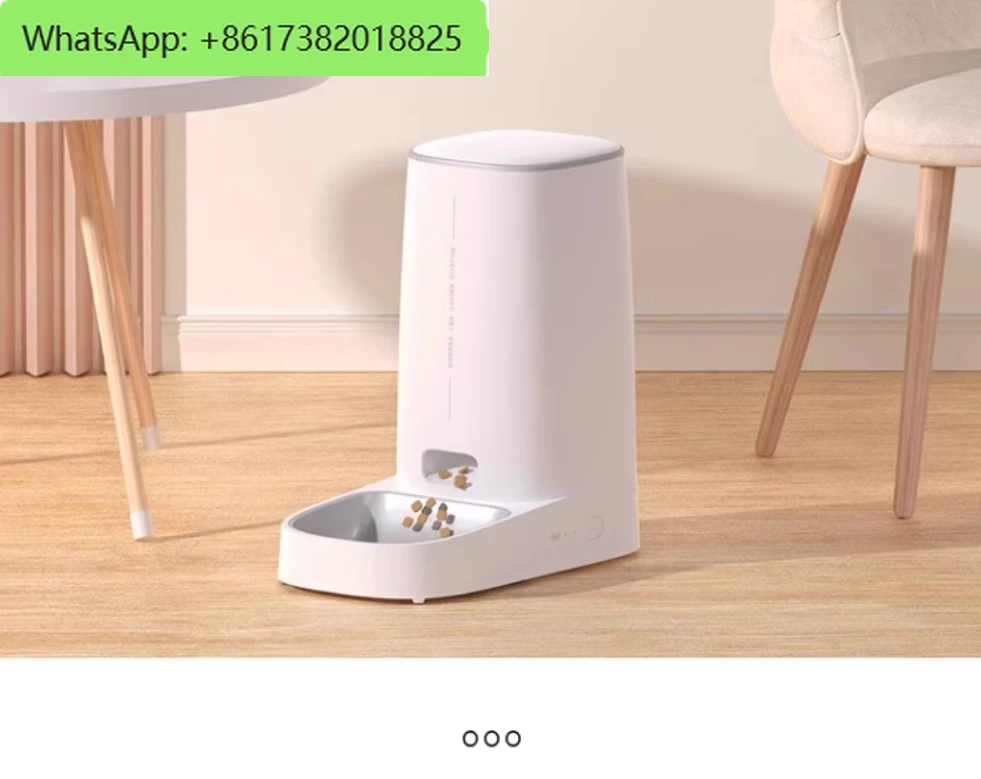 

ROJECO Automatic Cat Feeder Pet Smart Cat Food Kibble Dispenser Remote Control WiFi Button Auto Feeder For Cats Dog Accessories