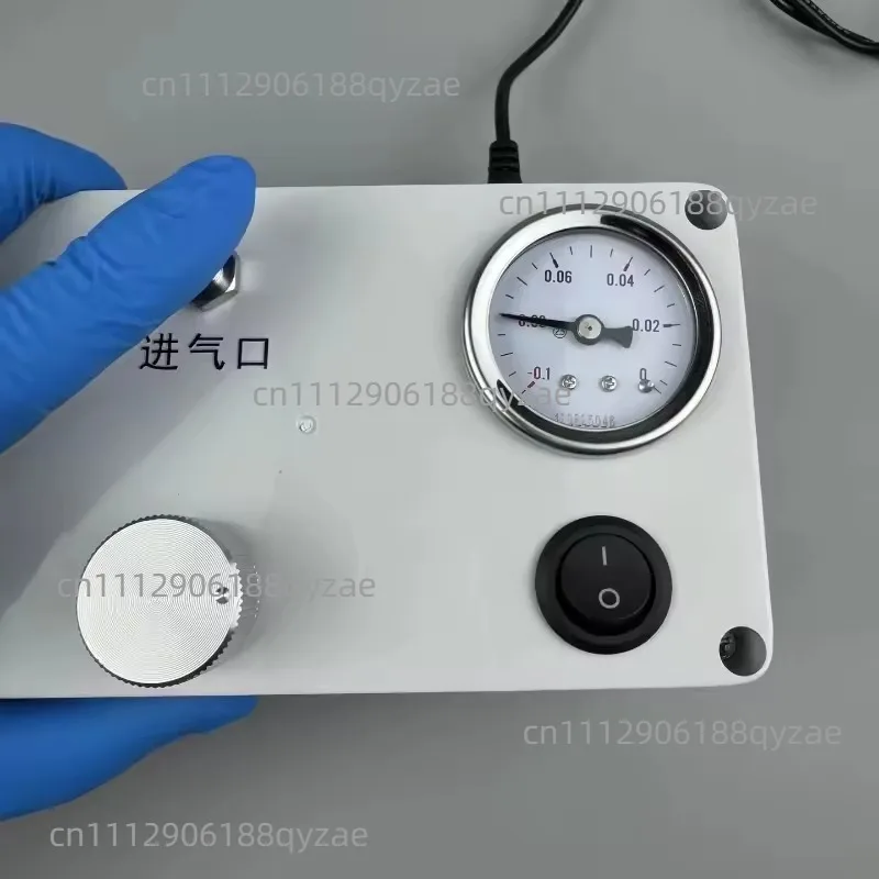 Lab Use Electric Vacuum Pump with Pressure Gauge -  for Liquid Extraction, Gas Sampling, Defoaming, Negative/Positive Pressure