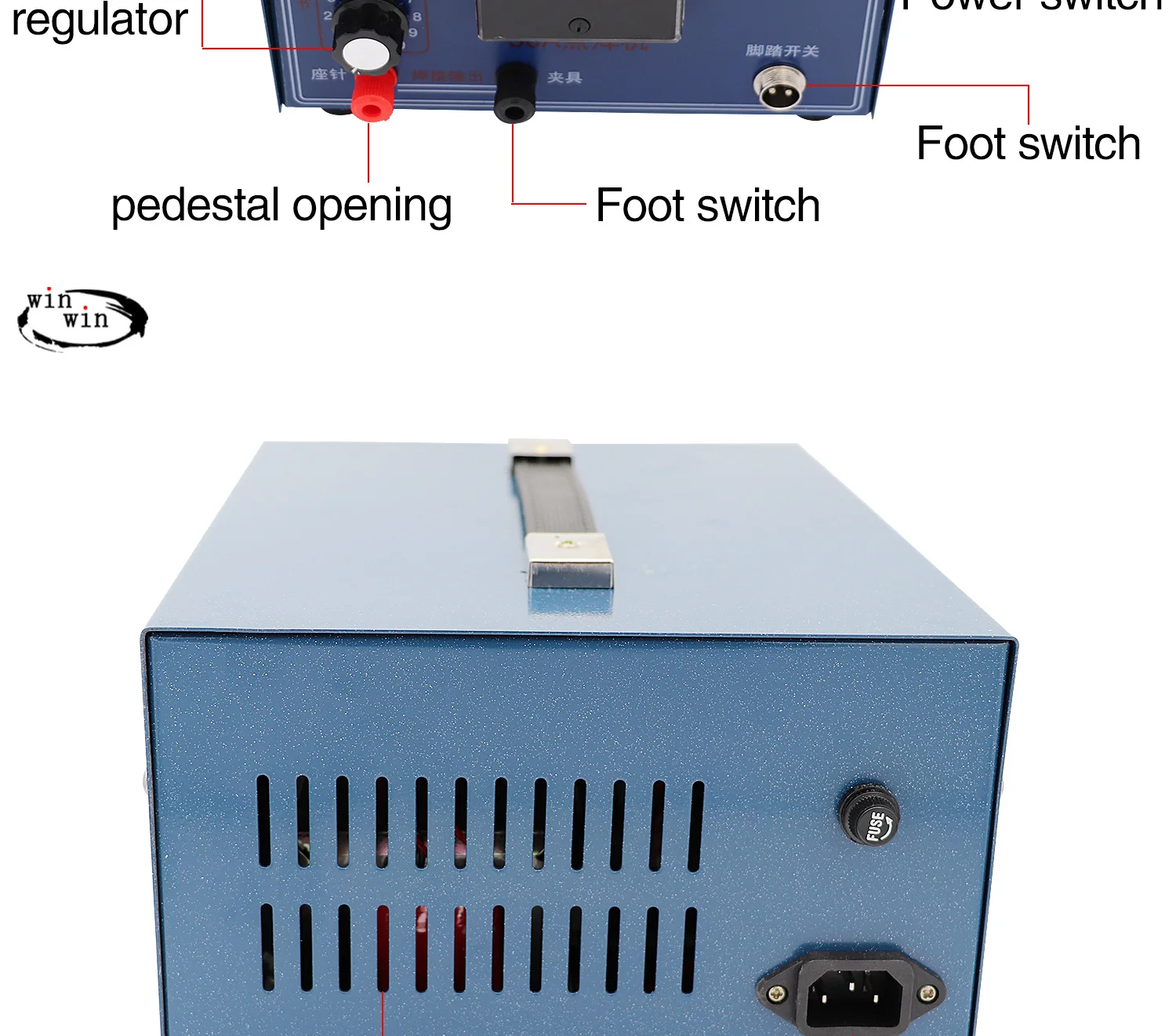 DX-50A Jewelry Pulse Welding Machine Spot Welder: Powerful 500W 50A for Gold, Silver, Platinum, and Palladium - 110V/220V