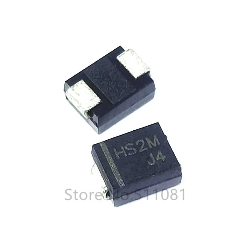 10PCS/50PCS HS2M S2M HER208 Ultra fast recovery diode 1000V 2A SMB DO-214AA