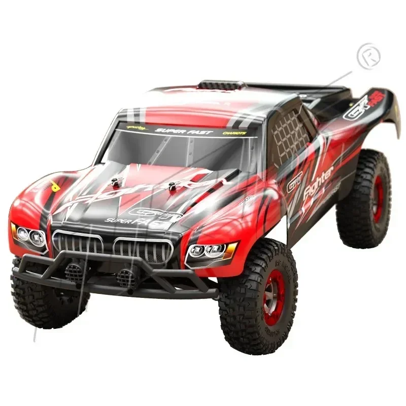 Rc Car 50km/h Desert Off-road 4wd Metal Transmission Shock Absorption High Speed Racing Drift Rc Outdoor Car Cool Boy Toy Gift