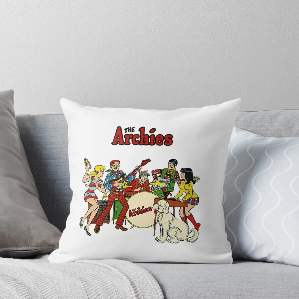 

The Archies Band T-ShirtArchiesFanart 80s Throw Pillow Custom Cushion Sofa Cover pillow