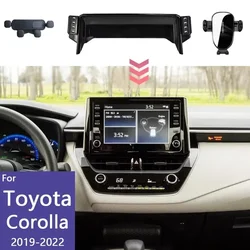 Car Phone Holder Screen Fixed For Toyota Corolla 2019 2020 2021 2022 Wireless Charging Mobile Phone Mounts Car Accessories