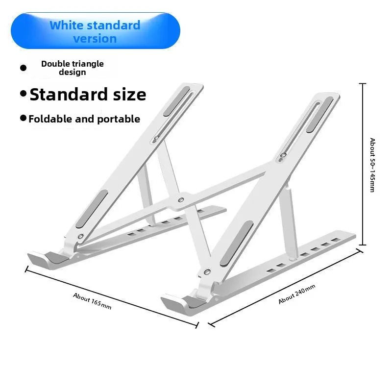 Foldable and Portable Laptop Stand, Adjustable Computer Monitor Base, for MacBook, iPad Air, Tablet, Notebook, S