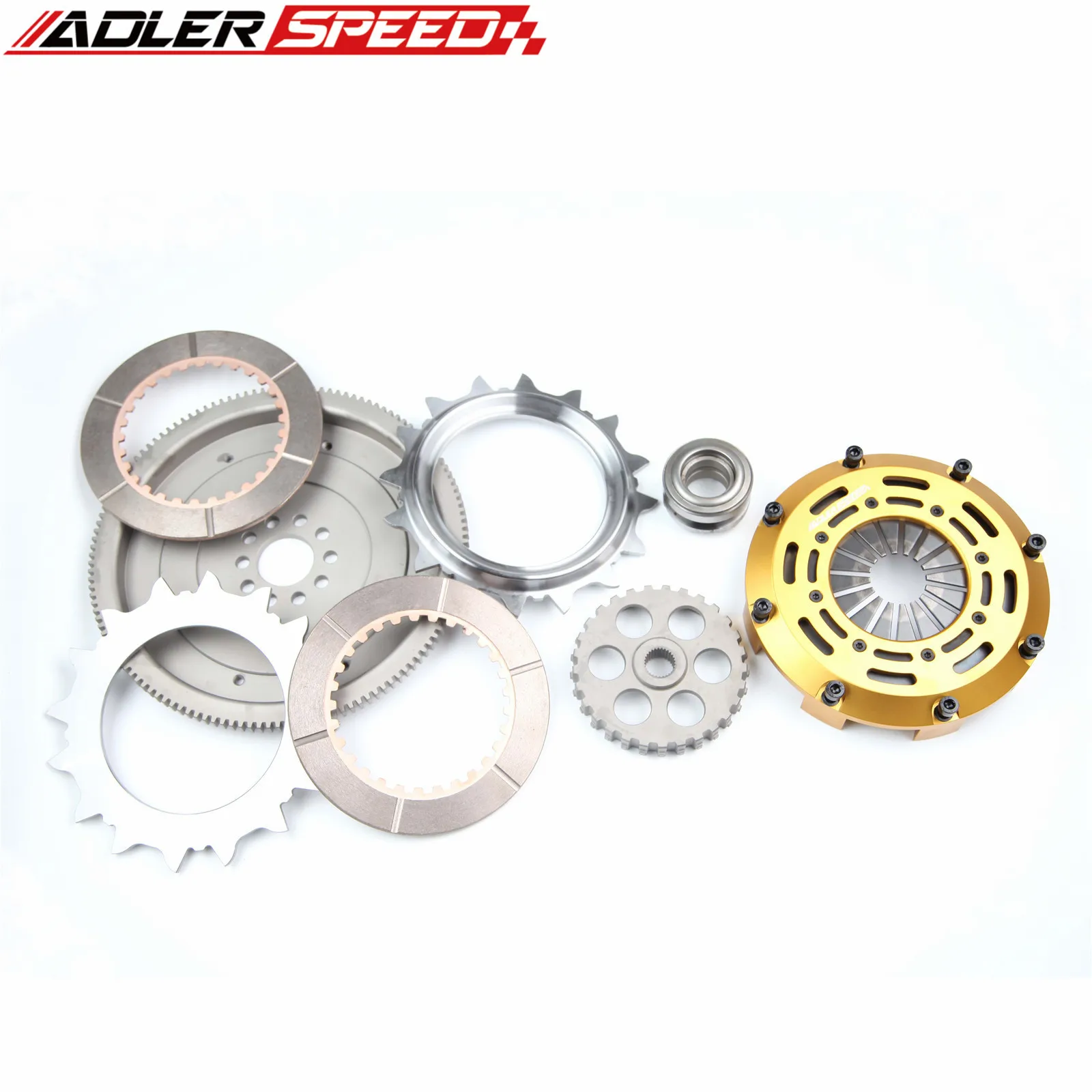 

ADLERSPEED for VW Corrado SLC/Golf GTI VR6/etta GLI, GLS, GLX VR6/Passat GLX 12-valve; 5-speed Racing Clutch Twin Disc Kit