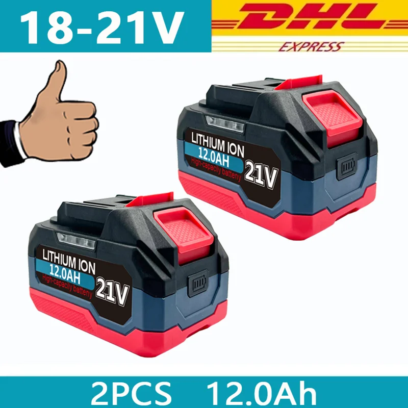 21V 6.0Ah 12.0Ah Voor Makita 18V Batterij Power Tools Li-Ion Vervanging LXT BL1850 BL1860 DDF487 voor 18V Schroevendraaier met BMS
