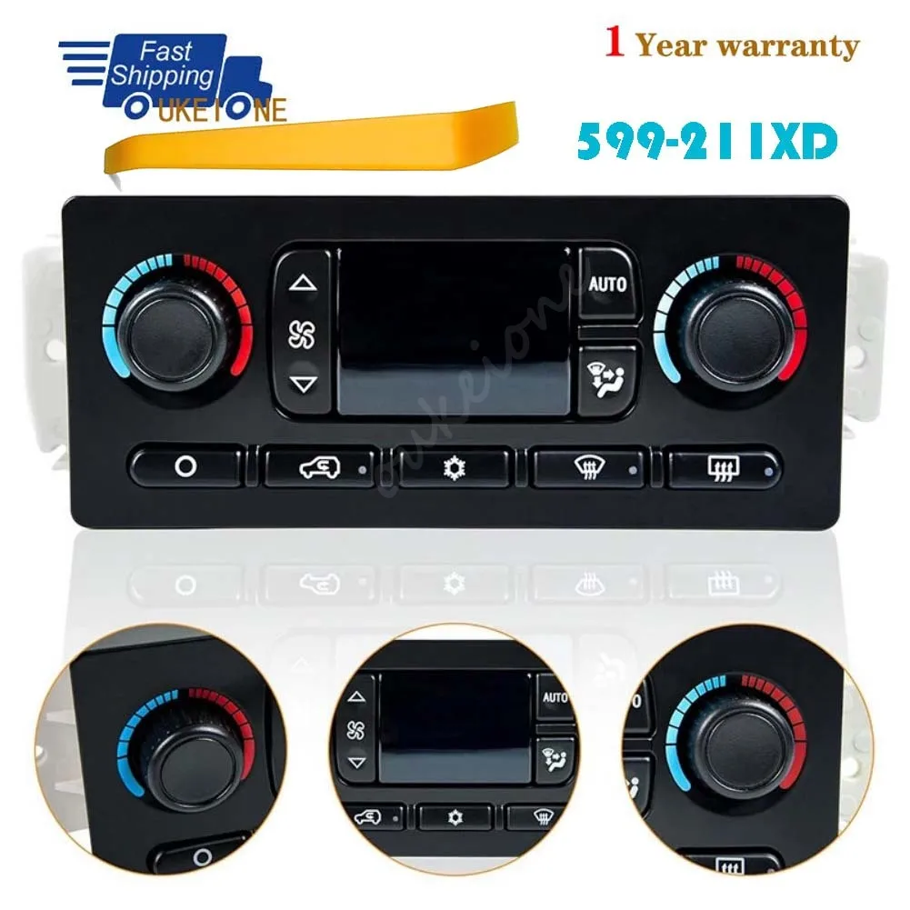 

599-211XD For Cadillac Escalade Chevrolet Silverado Tahoe GMC Sierra Yukon Air Conditioning Heater Climate Control Module Switch