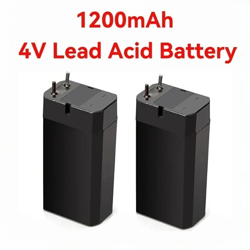 بطارية حمض الرصاص المختومة 4 فولت 1.2 أمبير للألعاب الكهربائية، مجموعة قطار السيارة بجهاز التحكم عن بعد، إضاءة LED للروبوت