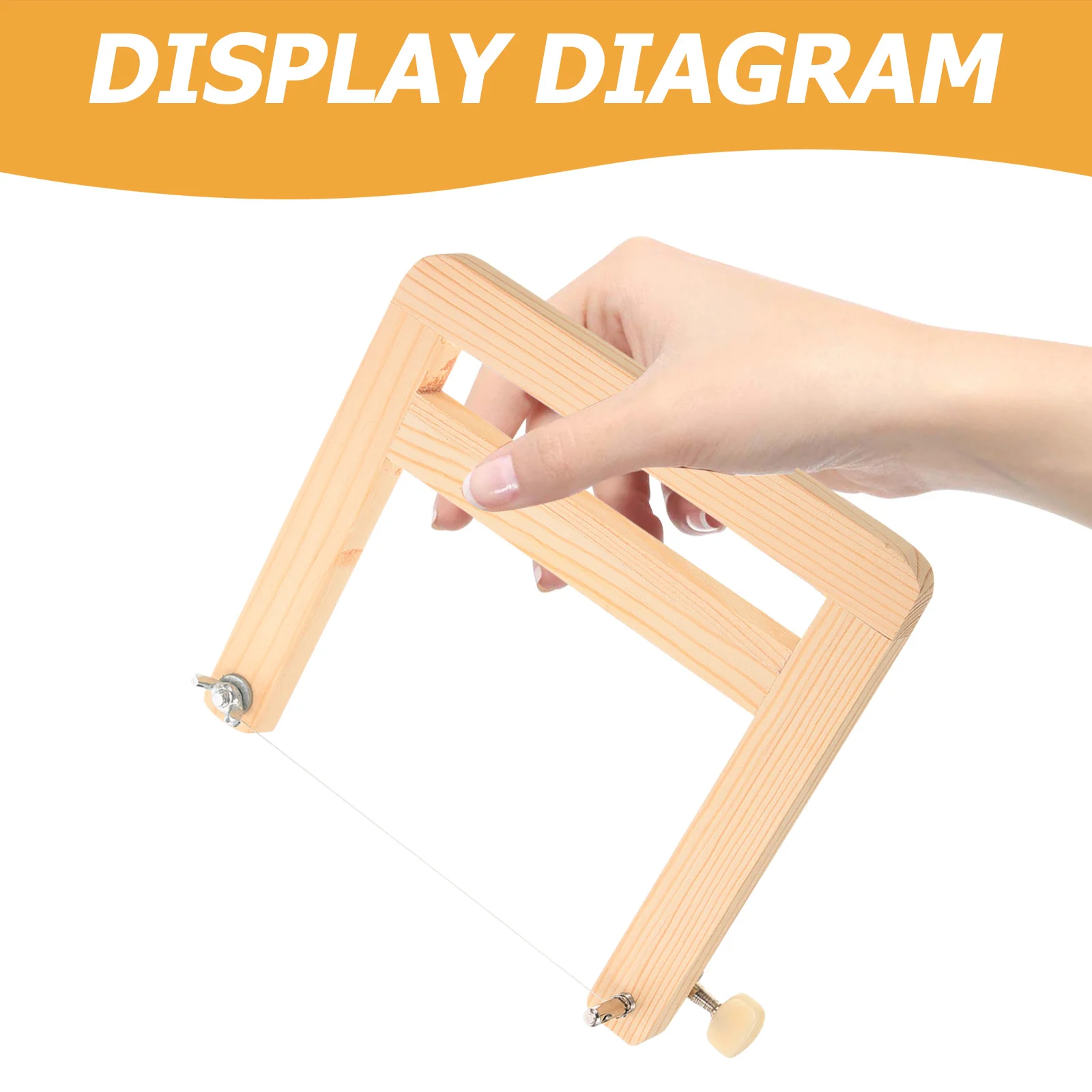 

Wooden Cutter Reusable Slicer Tool, Sturdy Diy Soap Cutting Supply, Multi-Use Craft Accessory For Handmade Soap Making