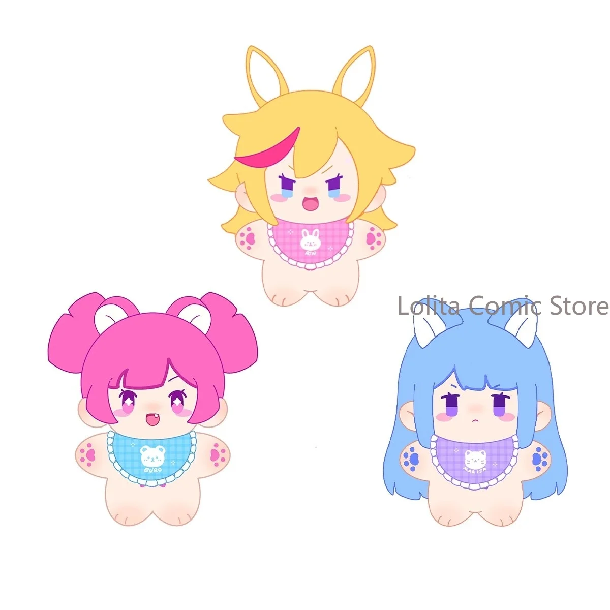 Peluche Oficial del Anime Muse Dash, Buro Rin Marija, Colección de Peluches Originales para Fans, Regalo de Navidad