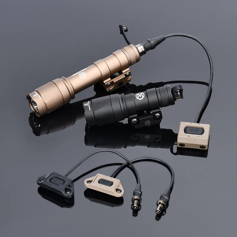 WADSN M600 M600C M300 WADSN Airsoft Tactical Weapon Flashlight Scout Light With Modbutton Lite Switch Fit Picatinny Mlok Rail