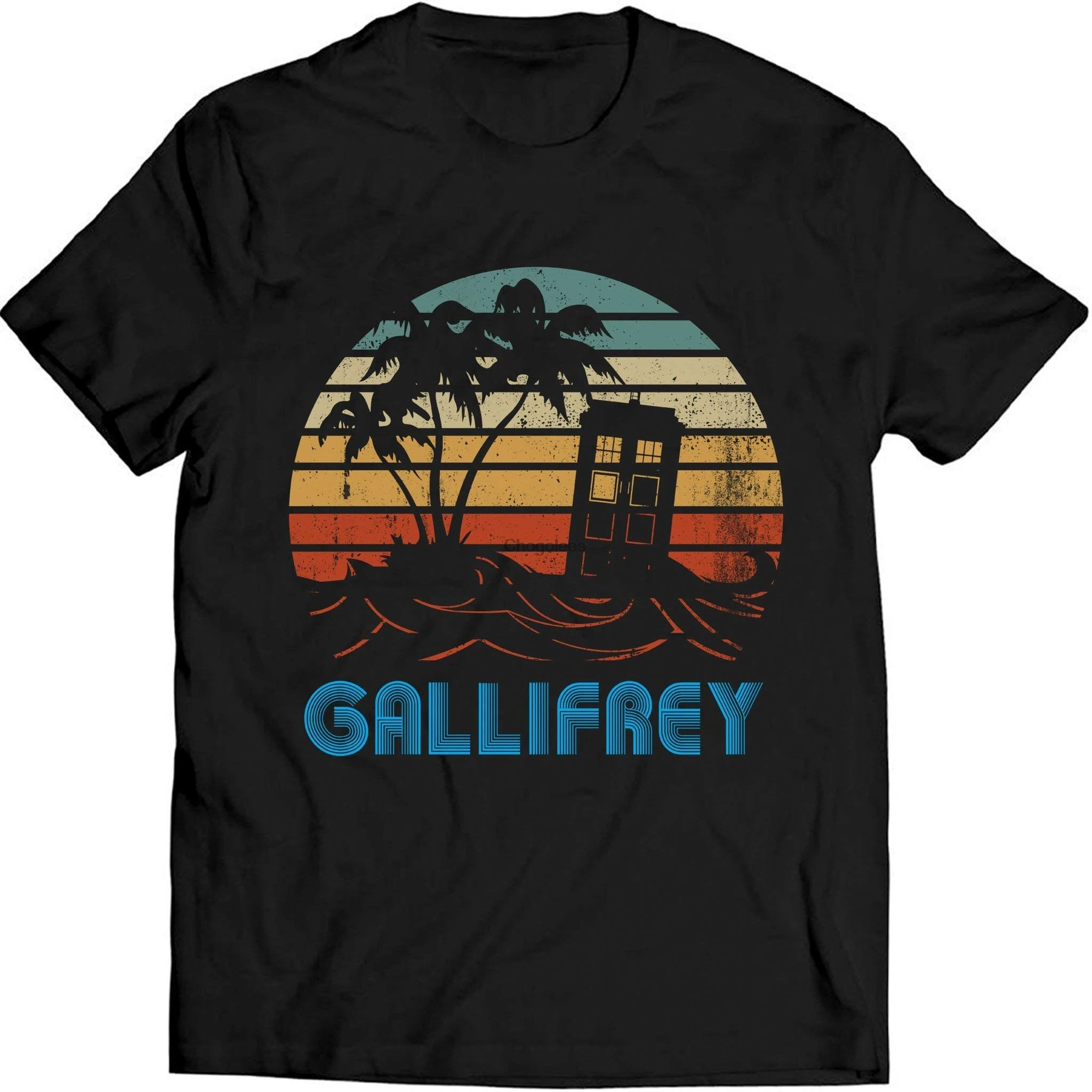 Gallifrey Tardis Vintage T Shirt Doctr Wh Lovers LS T Shirt Unisex T-Shirt