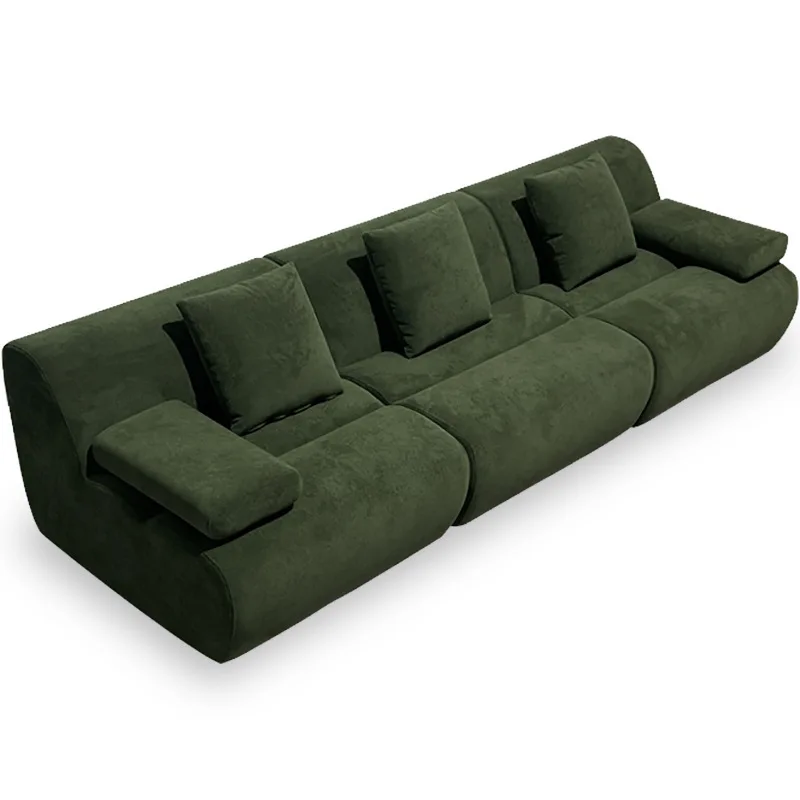 Saco de rolo de compressão a vácuo sofá de tecido de bambu estilo retrô designer de celebridades da Internet