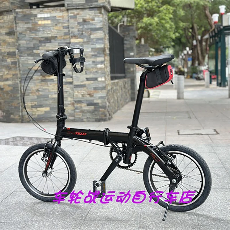 16 Inch Folding Bike Portable Mini Velo Single Speed Foldable Bicycle For Children Adult Commuting Exercise