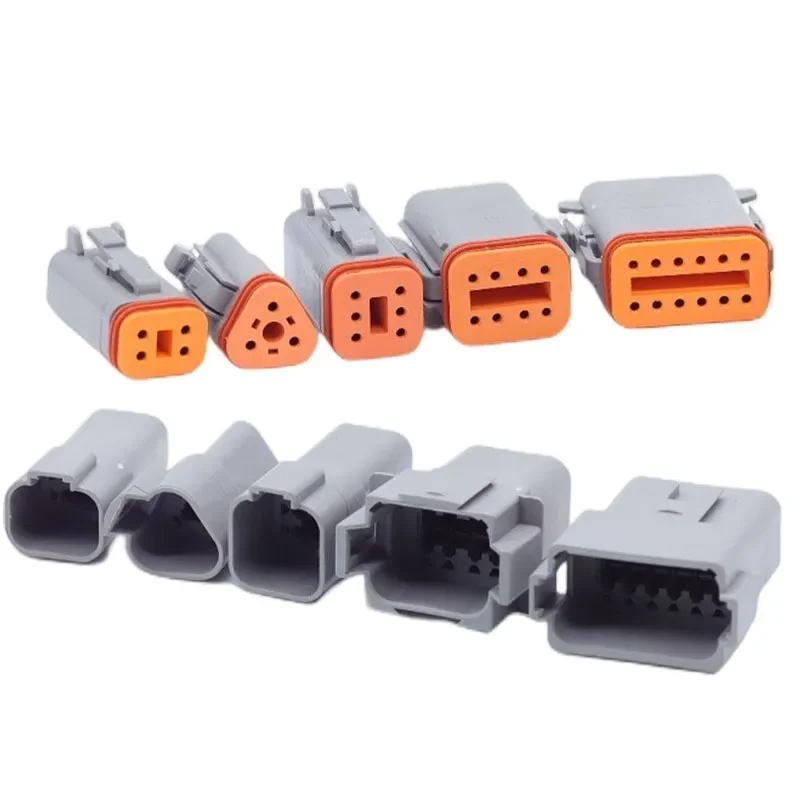 5/10/20Sets Deutsch DT Waterproof Connector Electrical Wire Socket Plug For Car 2P/3P/4P/6P/8P Kit Box Suit DT06-4S DT04-2P DT06