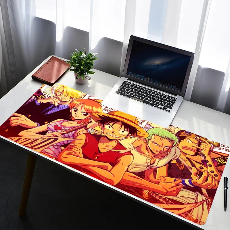 

Mouse Pad PC Accessories Non Slip Rubber HD Mousepad Laptop Gamer Keyboard Pad One Piece Luffy Office Computer Gaming Mouse Mat